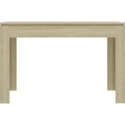 vidaXL - Eettafel - Bruin - Bewerkt hout