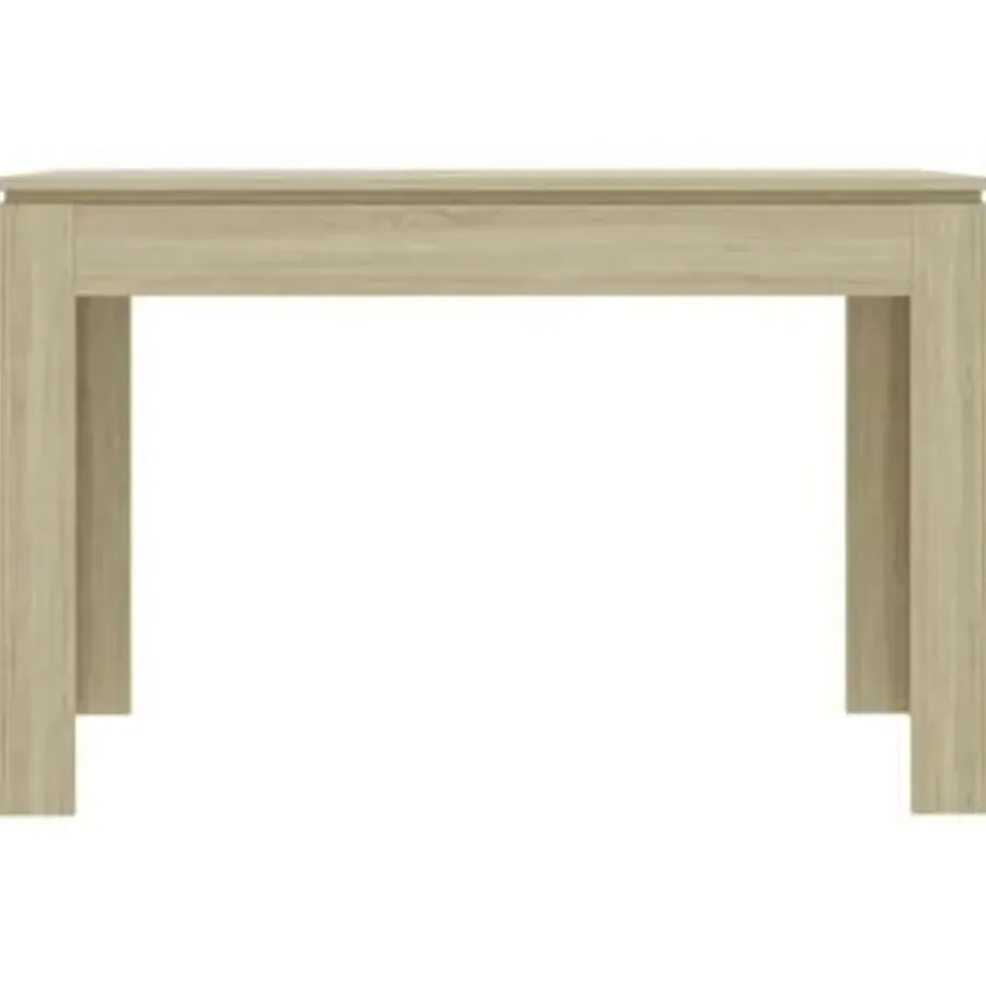 vidaXL - Eettafel - Bruin - Bewerkt hout