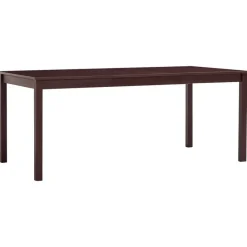 vidaXL - Eettafel - Bruin - Grenenhout - 180 x 90 x 73 cm