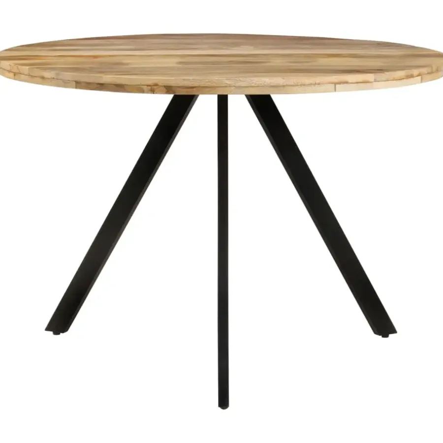 vidaXL - Eettafel - Bruin - Hout - Ø 110 x 75 cm