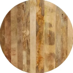 vidaXL - Eettafel - Bruin - Hout - Ø 110 x 75 cm