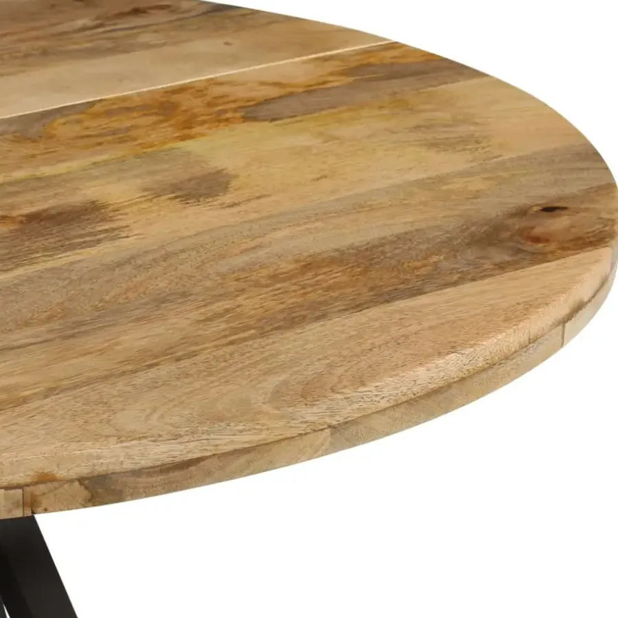 vidaXL - Eettafel - Bruin - Hout - Ø 110 x 75 cm