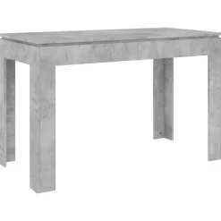 Rechthoekige Eettafels|Houten Eettafels-vidaXL - Eettafel - Grijs - Bewerkt hout
