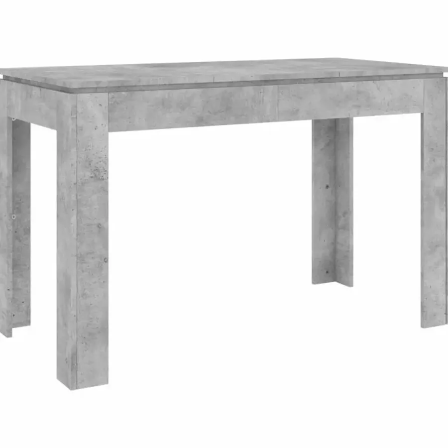 Rechthoekige Eettafels|Houten Eettafels-vidaXL - Eettafel - Grijs - Bewerkt hout