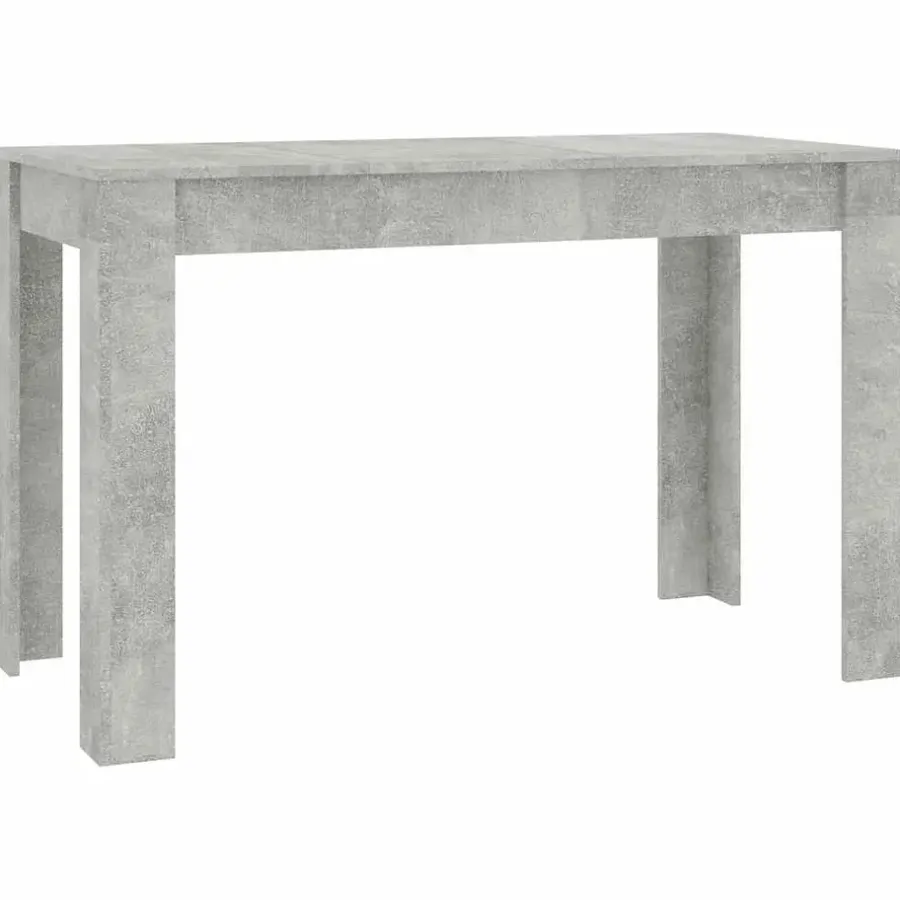 vidaXL - Eettafel - Grijs - Bewerkt hout