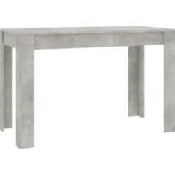 vidaXL - Eettafel - Grijs - Bewerkt hout