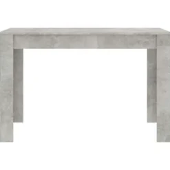 vidaXL - Eettafel - Grijs - Bewerkt hout