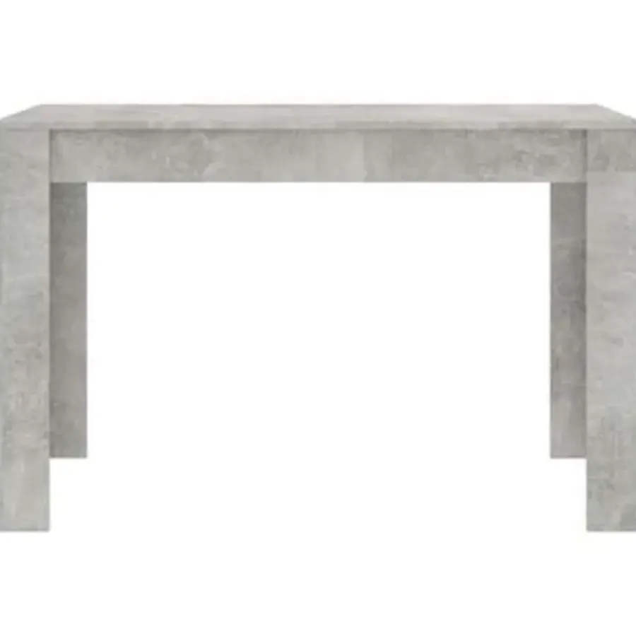 vidaXL - Eettafel - Grijs - Bewerkt hout