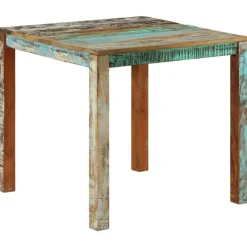 Houten Eettafels-vidaXL - Eettafel - Multikleur - Hout - 82 x 80 x 76 cm