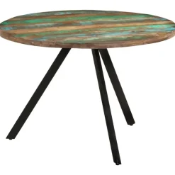 Houten Eettafels|Ronde Eettafels-vidaXL - Eettafel - Multikleur - Hout
