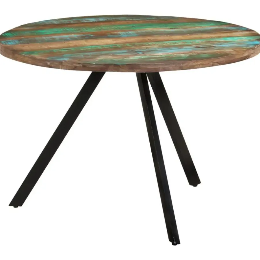 Houten Eettafels|Ronde Eettafels-vidaXL - Eettafel - Multikleur - Hout