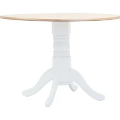 vidaXL - Eettafel - Wit - Hout