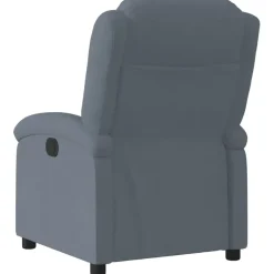 Fauteuils-vidaXL - Fauteuil - Grijs - Fluweel
