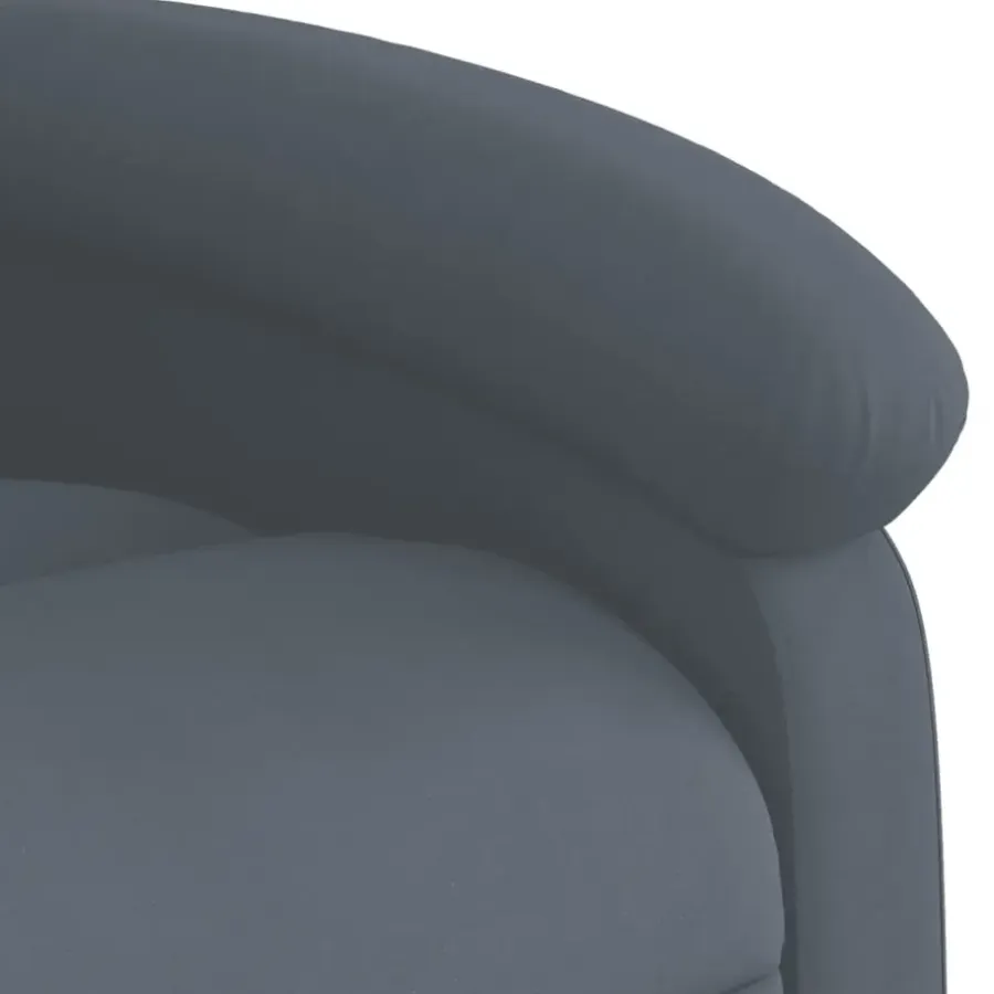 Fauteuils-vidaXL - Fauteuil - Grijs - Fluweel