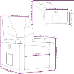 Fauteuils-vidaXL - Fauteuil - Zwart - Kunstleer