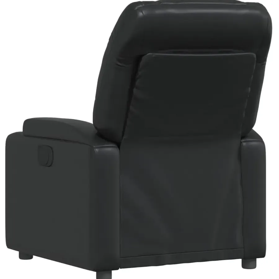 Fauteuils-vidaXL - Fauteuil - Zwart - Kunstleer