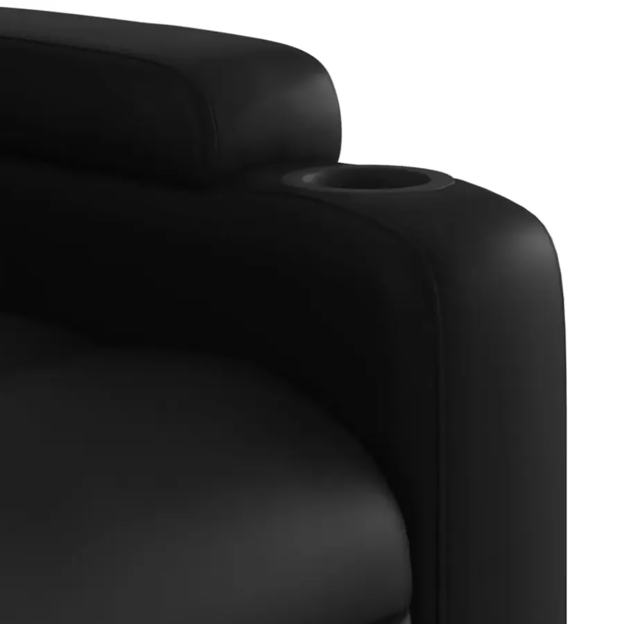 Fauteuils-vidaXL - Fauteuil - Zwart - Kunstleer