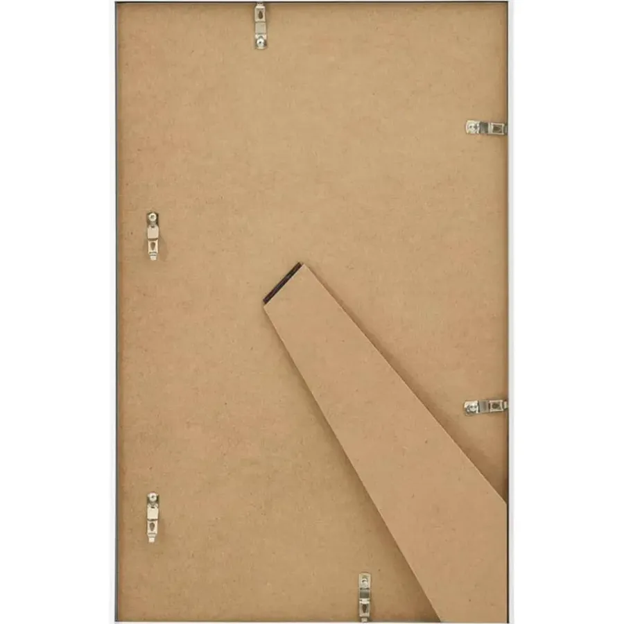 Fotolijsten-vidaXL - Fotolijst - Wit - MDF - 13 x 18 cm - 3 stuks