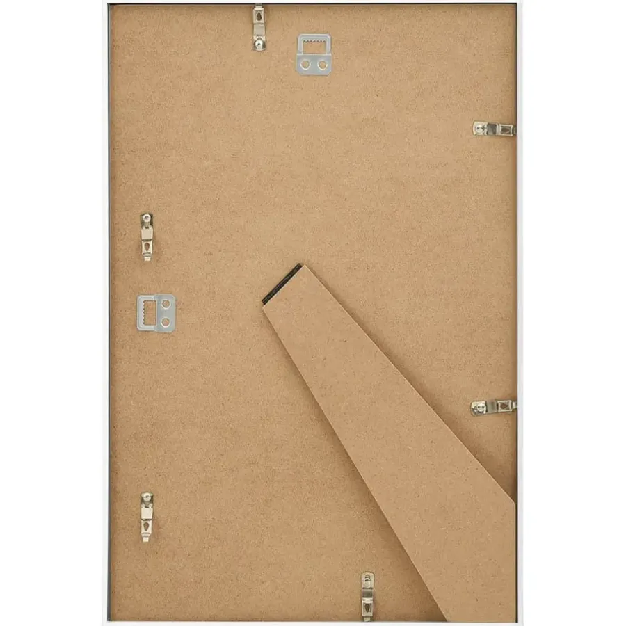 Fotolijsten-vidaXL - Fotolijst - Wit - MDF - 21 x 29.7 cm - 3 stuks