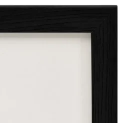 Fotolijsten-vidaXL - Fotolijst - Zwart - MDF - 2 x (21 x 29.7 cm)