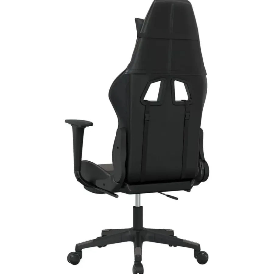vidaXL - Gamingstoel - Grijs - Kunstleer