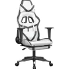 vidaXL - Gamingstoel - Wit - Kunstleer