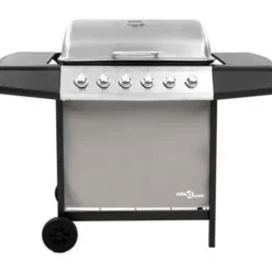 Barbecues En Accessoires-vidaXL - Gasbarbecue-grill - Zilver - Staal