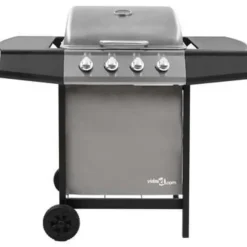Barbecues En Accessoires-vidaXL - Gasbarbecue-grill - Zilver - Staal
