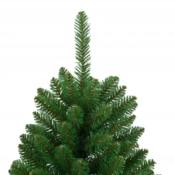 Kerstbomen-vidaXL - Gescharnierde Kunstkerstboom - Groen - 120 cm