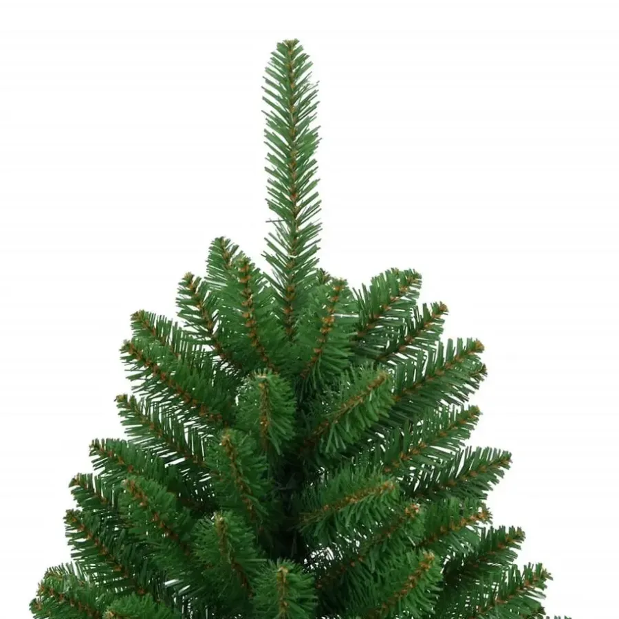 Kerstbomen-vidaXL - Gescharnierde Kunstkerstboom - Groen - 120 cm