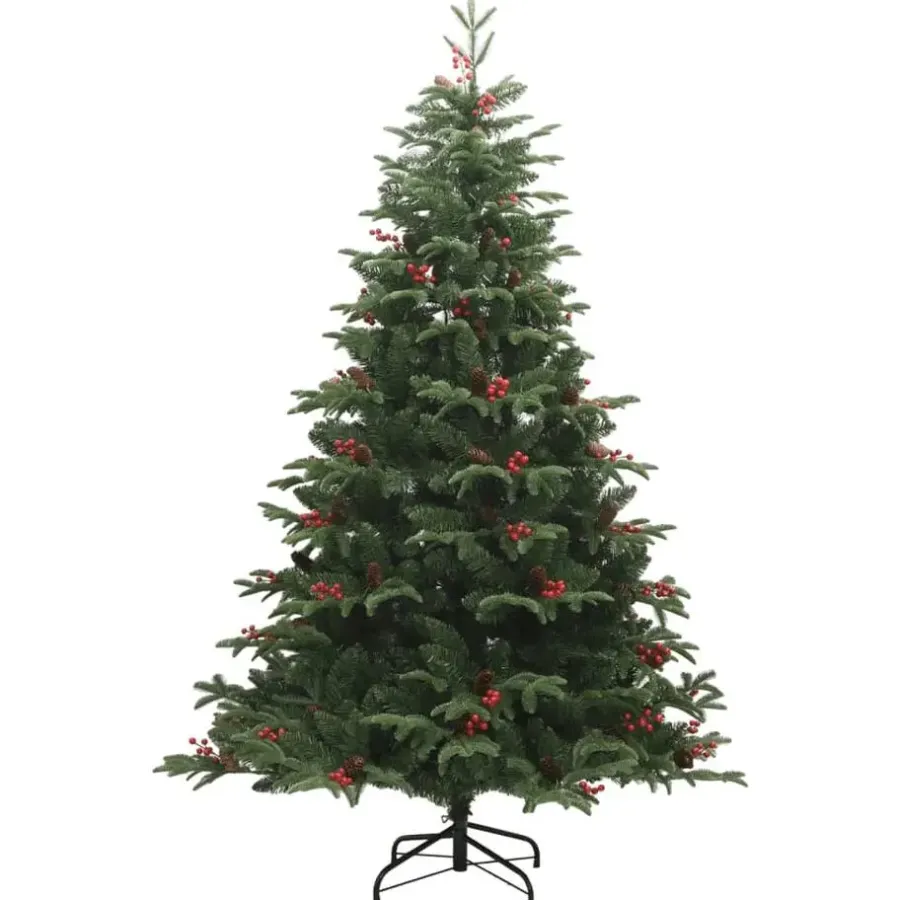 vidaXL - Gescharnierde Kunstkerstboom - Groen - 240 cm