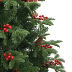 vidaXL - Gescharnierde Kunstkerstboom - Groen - 240 cm