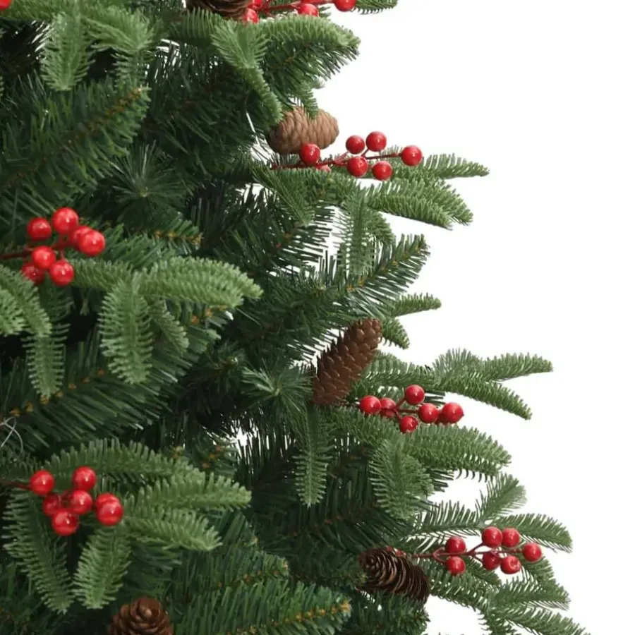 vidaXL - Gescharnierde Kunstkerstboom - Groen - 240 cm
