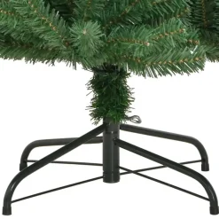 Kerstbomen-vidaXL - Gescharnierde Kunstkerstboom - Groen - 180 cm