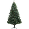 Kerstbomen-vidaXL - Gescharnierde Kunstkerstboom - Groen - 180 cm