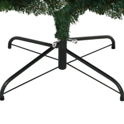 Kerstbomen-vidaXL - Gescharnierde Kunstkerstboom - Groen - 180 cm
