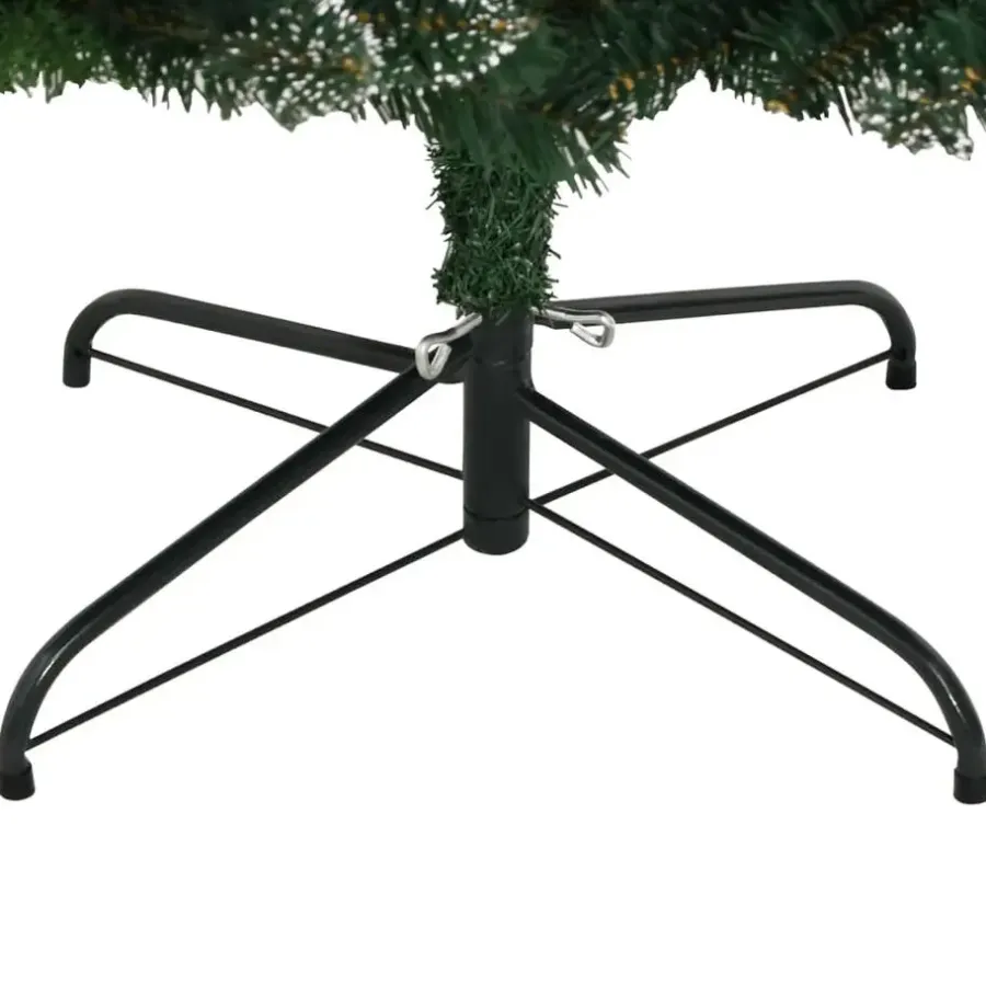Kerstbomen-vidaXL - Gescharnierde Kunstkerstboom - Groen - 180 cm