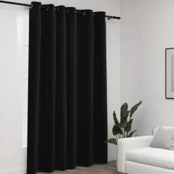 Kant &Amp; Klaar Gordijnen-vidaXL - Gordijn - Antraciet - Stof - 290 x 245 cm