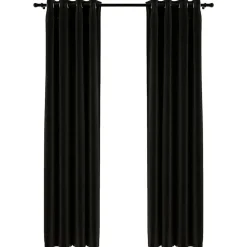 Kant &Amp; Klaar Gordijnen-vidaXL - Gordijn - Antraciet - Stof - 140 x 225 cm - 2 stuks