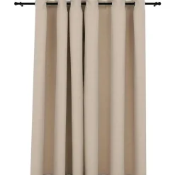 vidaXL - Gordijn - Beige - Stof - 290 x 245 cm