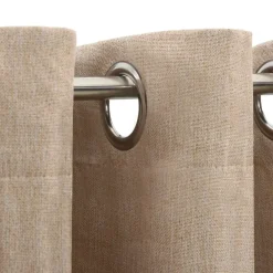 vidaXL - Gordijn - Beige - Stof - 290 x 245 cm