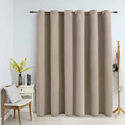 Kant &Amp; Klaar Gordijnen-vidaXL - Gordijn - Beige - Stof