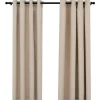 Gordijnen|Kant &Amp; Klaar Gordijnen-vidaXL - Gordijn - Beige - Stof - 140 x 175 cm - 2 stuks