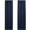 vidaXL - Gordijn - Blauw - Stof - 140 x 245 cm