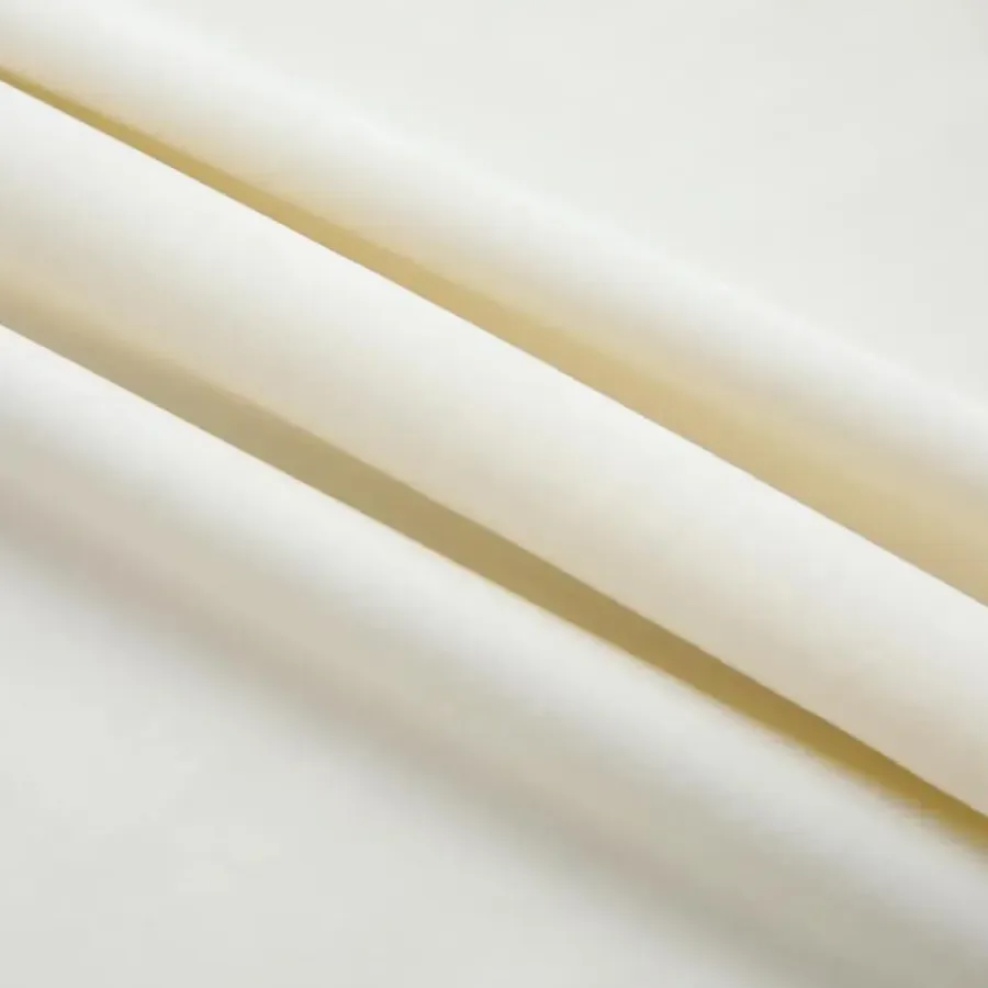 vidaXL - Gordijn - Crème - Fluweel - 140 x 225 cm - 2 stuks