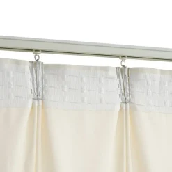 vidaXL - Gordijn - Crème - Fluweel - 140 x 225 cm - 2 stuks