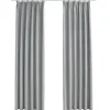 vidaXL - Gordijn - Grijs - Stof - 140 x 225 cm - 2 stuks