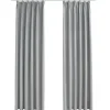 vidaXL - Gordijn - Grijs - Stof - 140 x 245 cm - 2 stuks