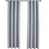 Kant &Amp; Klaar Gordijnen-vidaXL - Gordijn - Grijs - Stof - 140 x 175 cm - 2 stuks