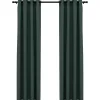 vidaXL - Gordijn - Groen - Stof - 140 x 245 cm - 2 stuks